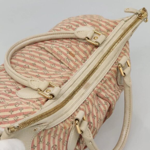 LOUIS VUITTON Mini Lin Marina GM Hand Bag Croisette 2way Pink M95493 Auth EC192 - Picture 7 of 16